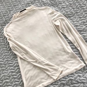 3/$15 Banana Republic Cream Mock Turtleneck Top XS